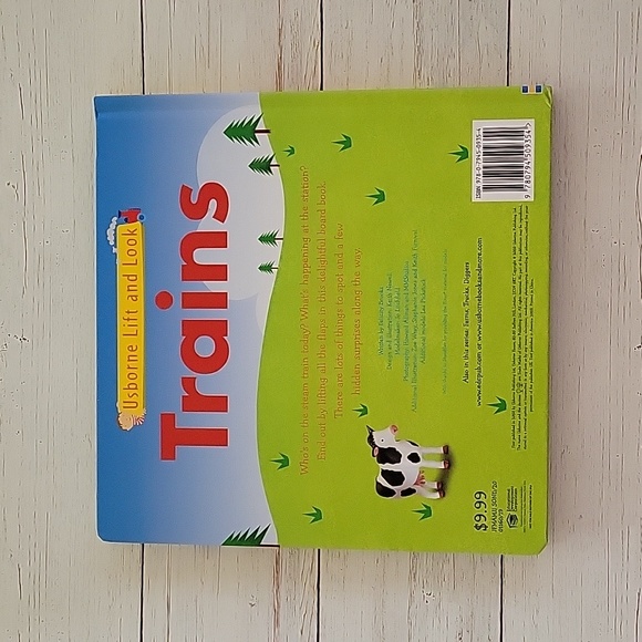 Usborne Lift and Look Train book - Picture 2 of 2